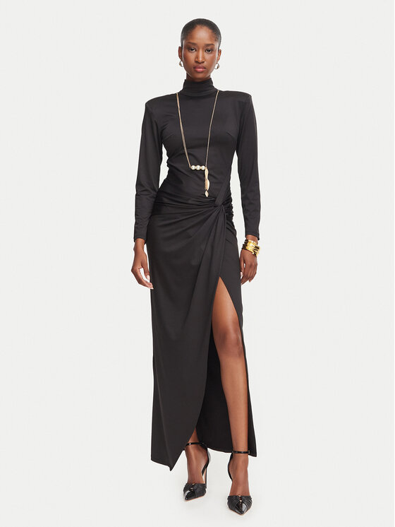 Rinascimento Rinascimento Abendkleid CFC0020494002 Schwarz Slim Fit