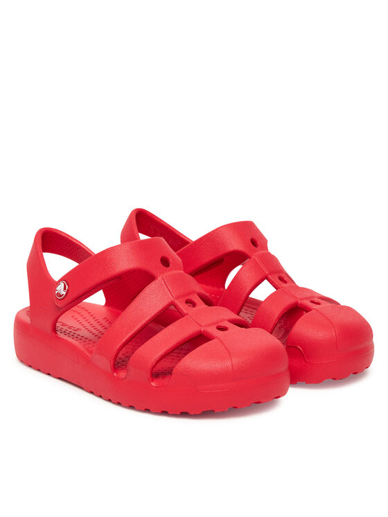 Crocs Crocs Sandały Kids' Classic Fisherman Sandal 210625 Czerwony