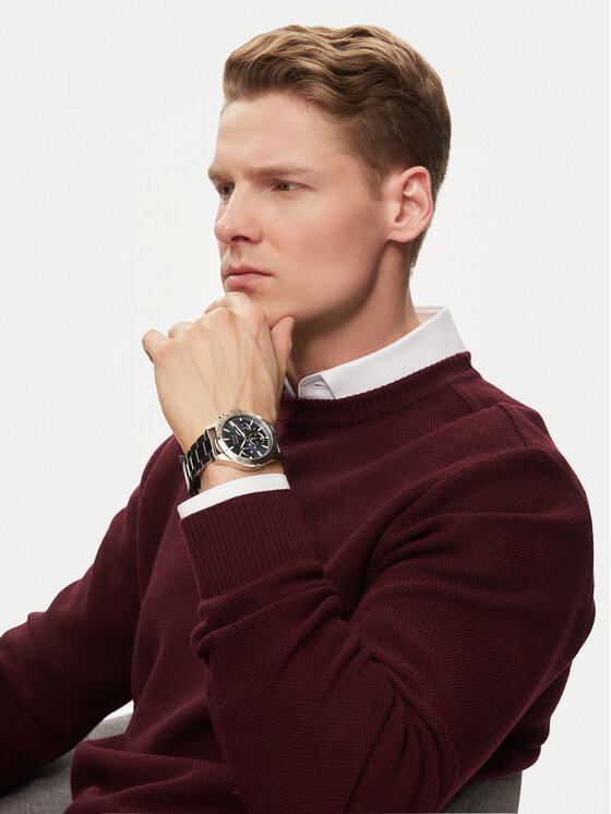 BOSS BOSS Zegarek Troper 1514069 Srebrny