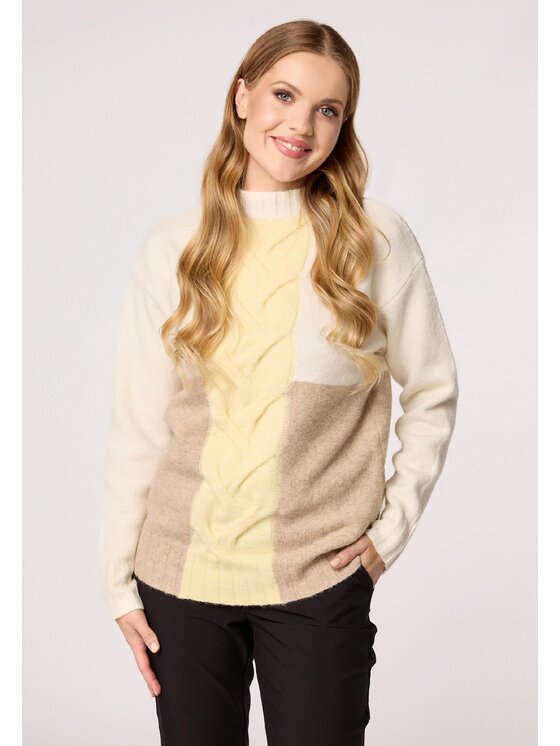 QUIOSQUE QUIOSQUE Sweter 6VF011 Kolorowy Regular Fit