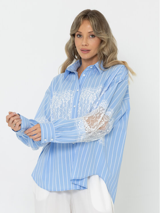 LIDIA KALITA LIDIA KALITA Koszula Dorothy Biały Loose Fit