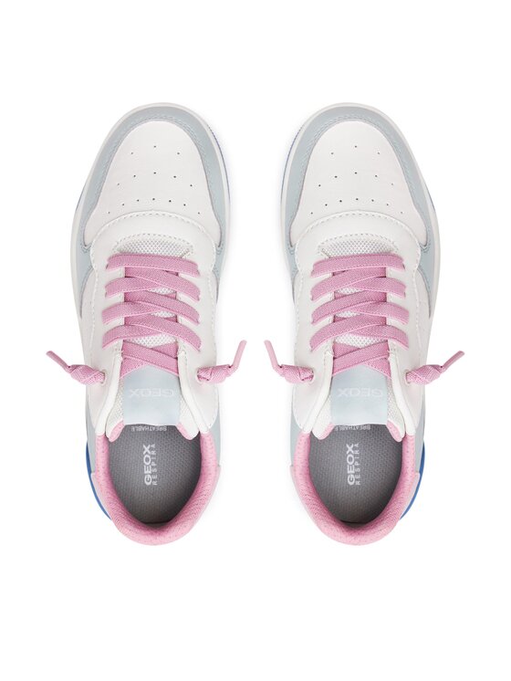 Geox Geox Sneakersy J Washiba Girl J36HXD 054FU C0130 D Bílá