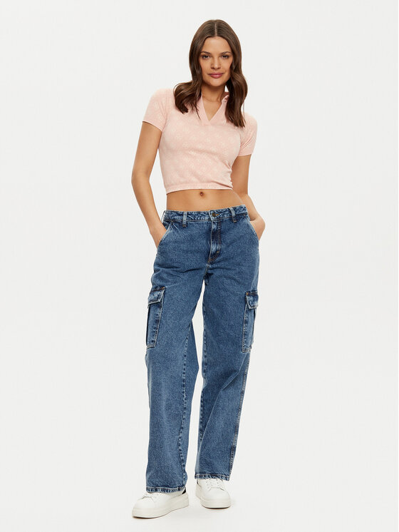 Guess Jeans Guess Jeans Džínsy W5RA1R D5M43 Modrá Regular Fit