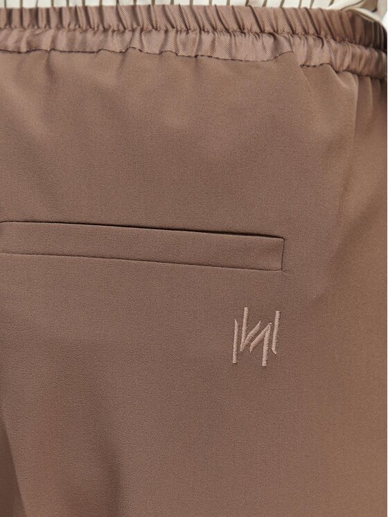 Marella Marella Pantaloni di tessuto Teso 2613131075 Marrone Regular Fit