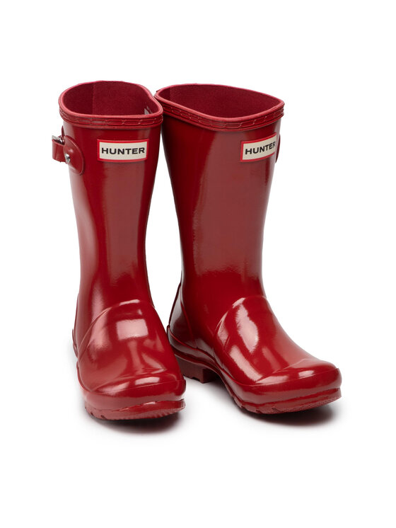 Hunter Hunter Gumene čizme Original Kids Gloss JFT6000RGL Crvena