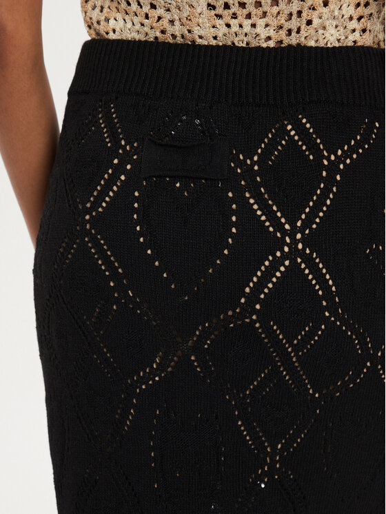 TWINSET TWINSET Ravno krilo 242TP3453 Črna Slim Fit