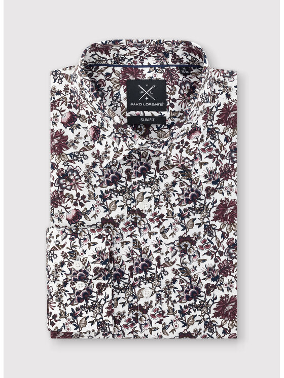 Pako Lorente Pako Lorente Koszula P24SF-1X-015 Biały Slim Fit