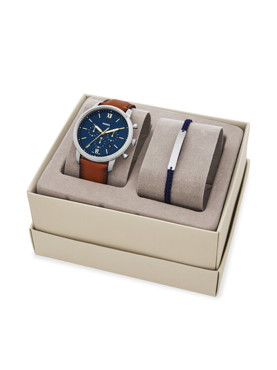 Fossil Pulkstenis Neutra Chrono FS5708SET Brūns