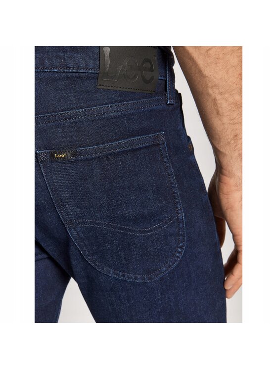 Lee Lee Jeansy LUKE Niebieski Slim Fit