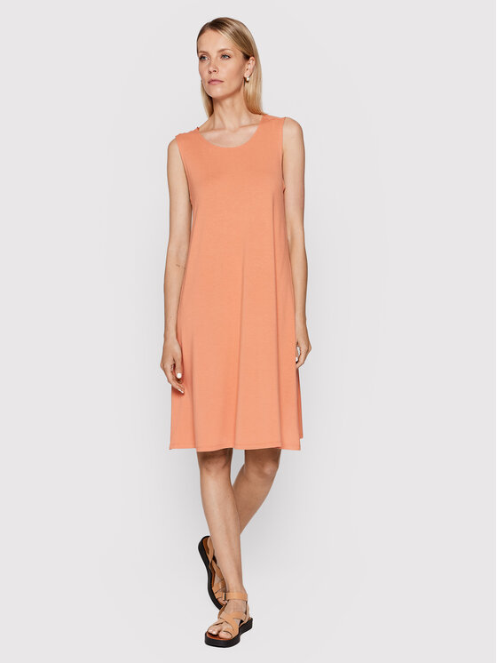 Tom Tailor Tom Tailor Igapäevane kleit 1032209 Oranž Regular Fit