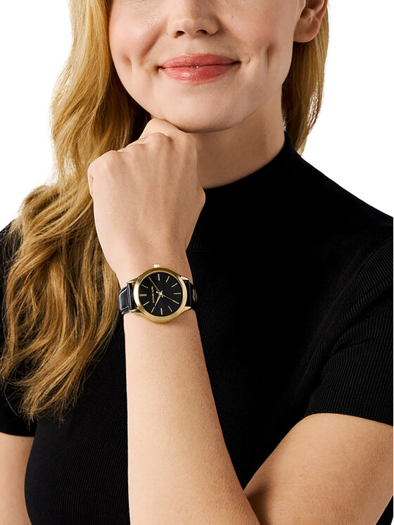 Michael Kors Michael Kors Hodinky Silm Runaway MK7482 Čierna