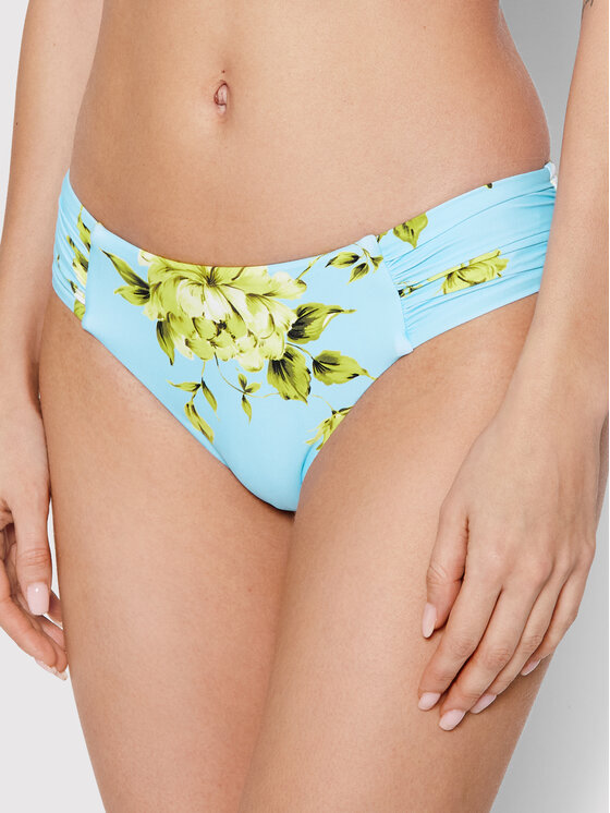 Seafolly Bikini partea de jos Full Bloom 40145-932 Albastru