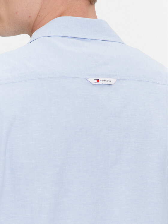 Tommy Jeans Tommy Jeans Košile Camp DM0DM18963 Světle modrá Regular Fit