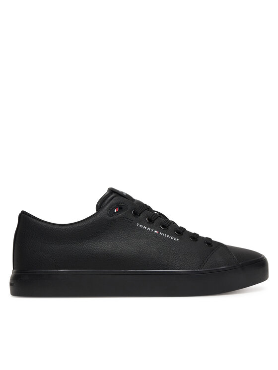 Tommy Hilfiger Tommy Hilfiger Sneakersy Th Hi Vulc Core Low Lth Ii Ess FM0FM05511 Černá
