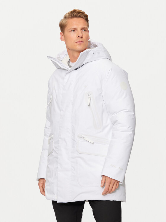Save The Duck Save The Duck Зимно яке C41969M EPIK19 Бял Regular Fit