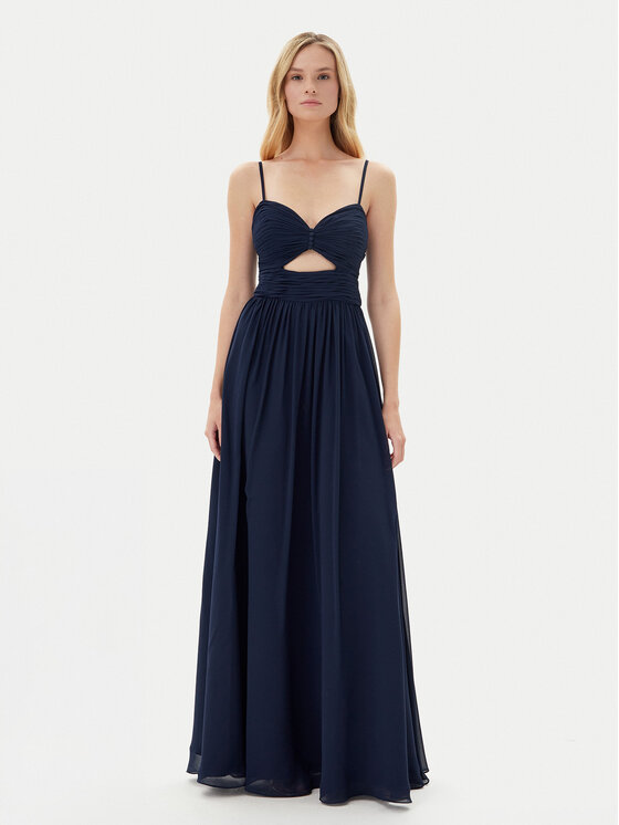 Hey Kyla Večerné šaty 5AH025HK Tmavomodrá Slim Fit