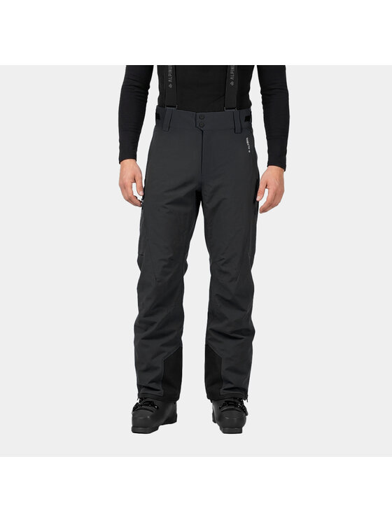 Alpinus Alpinus Spodnie narciarskie Ampasar Czarny Regular Fit