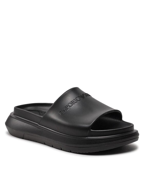 Emporio Armani Emporio Armani Klapki X4P134 XD405 00002 Czarny
