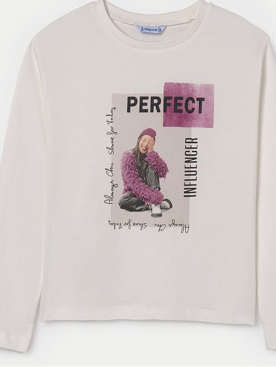 Mayoral Mayoral Bluse 7009 Écru Regular Fit