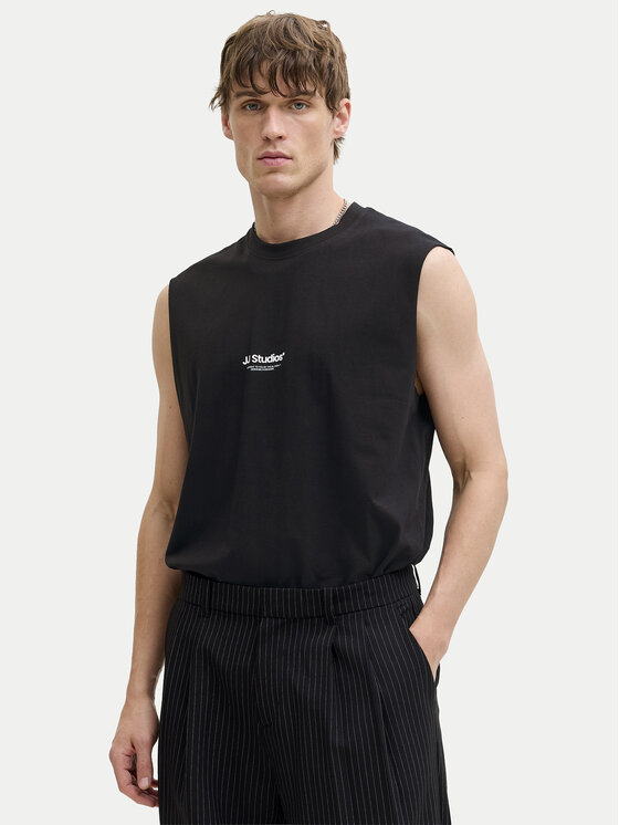Jack & Jones Tank top Soho 12288001 Negru Relaxed Fit
