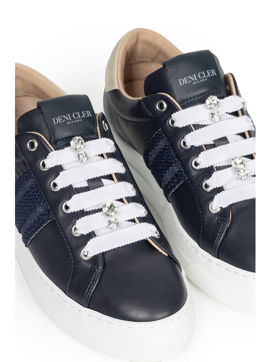 Deni Cler Milano Deni Cler Milano Sneakersy T-DC-B612-F2-77-59-1 Granatowy