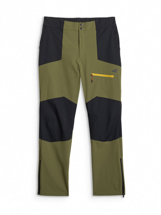4F 4F Spodnie outdoor TREKKING Khaki Regular Fit
