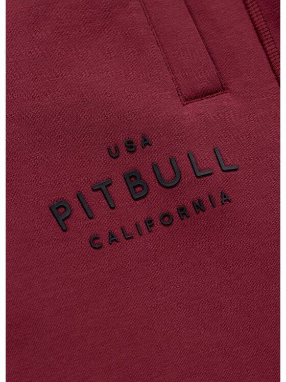 PITBULL PITBULL Spodnie dresowe SAMPSON Bordowy Regular Fit