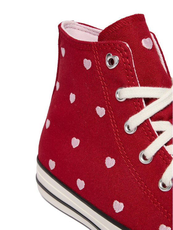 Converse Converse Trampki Chuck Taylor All Star Hearts & Roses A19065C Czerwony