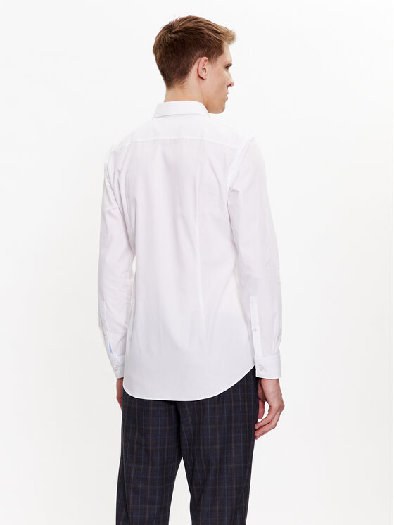 HUGO Hugo Košeľa 50484147 Biela Slim Fit