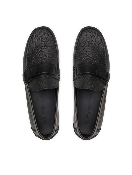Calvin Klein Calvin Klein Mokassins Driver W/ Iconic Plaque Mono HM0HM01500 Schwarz