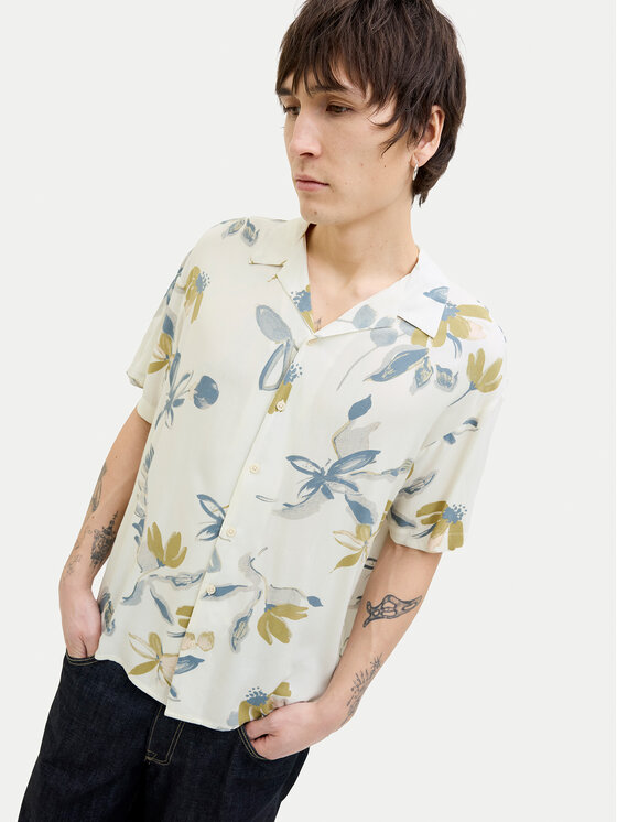 Jack&Jones Jack&Jones Cămașă Luke 12271111 Écru Relaxed Fit