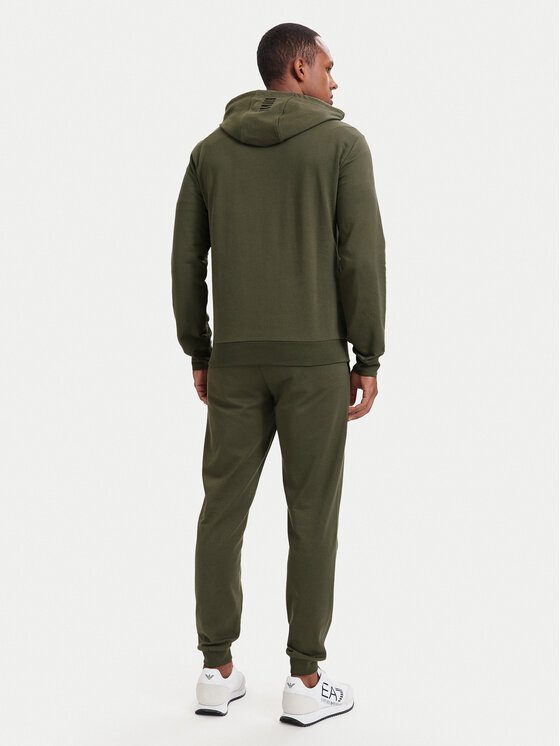 EA7 Emporio Armani EA7 Emporio Armani Tepláková souprava 8NPV64 PJVRZ U7014 Tmavě zelená Regular Fit