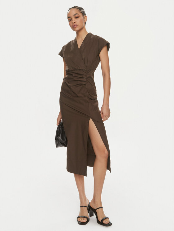 Marella Marella Poletna obleka Recoaro 2413221242 Rjava Regular Fit
