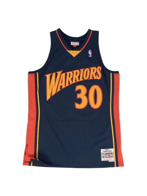 Mitchell & Ness Mitchell & Ness Tank top Golden State Warriors Steph Curry Granatowy Standard Fit