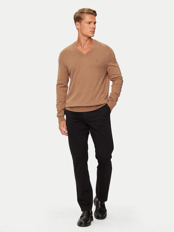 Tommy Hilfiger Tommy Hilfiger Pullover MW0MW28047 Beige Regular Fit
