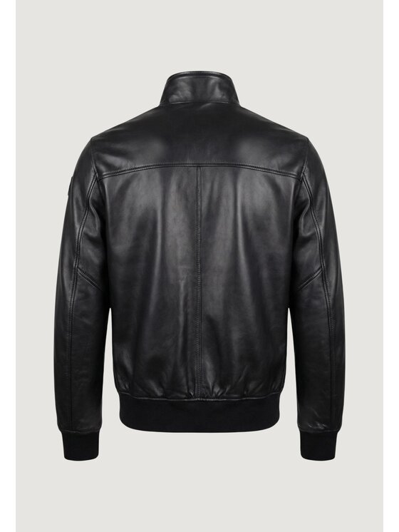 Blauer Blauer Μπουφάν δερμάτινο CONISTON Μαύρο To Fit