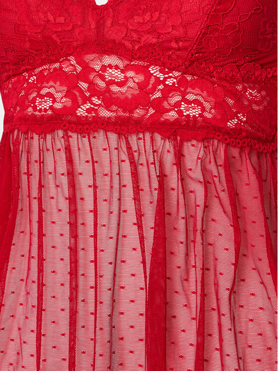 YSABEL MORA YSABEL MORA Camicia da notte 10708 Rosso Regular Fit