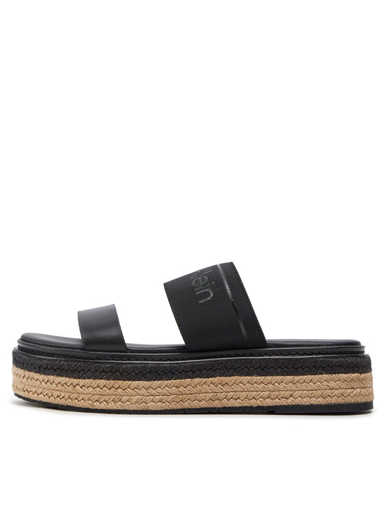 Calvin Klein Calvin Klein Шльопанці Wedge Slide He HW0HW01966 Чорний