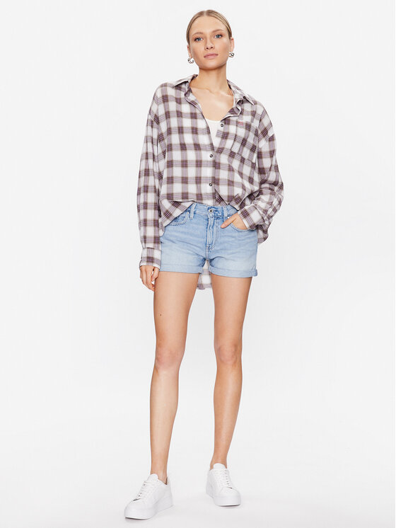 Pepe Jeans Pepe Jeans Szorty jeansowe Mable Short PL800997PE7 Niebieski Regular Fit
