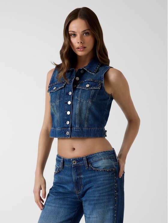 Guess Top 183438 Albastru Classic Fit