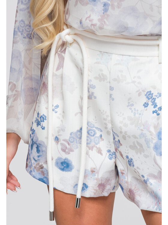 Ombre Ombre Szorty materiałowe OW-ST-E0026 Niebieski Relaxed Fit