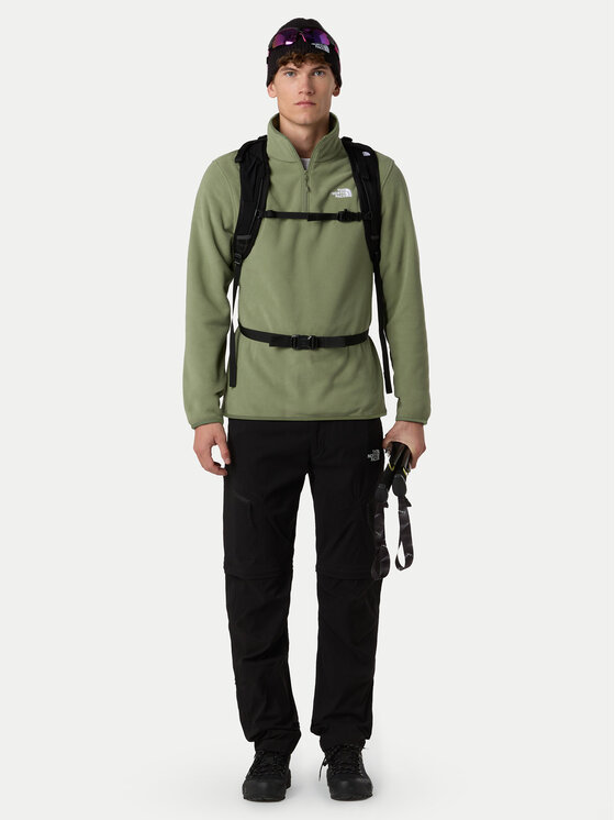 The North Face The North Face Fleecová mikina Glacier NF0A8D0Q Zelená Regular Fit