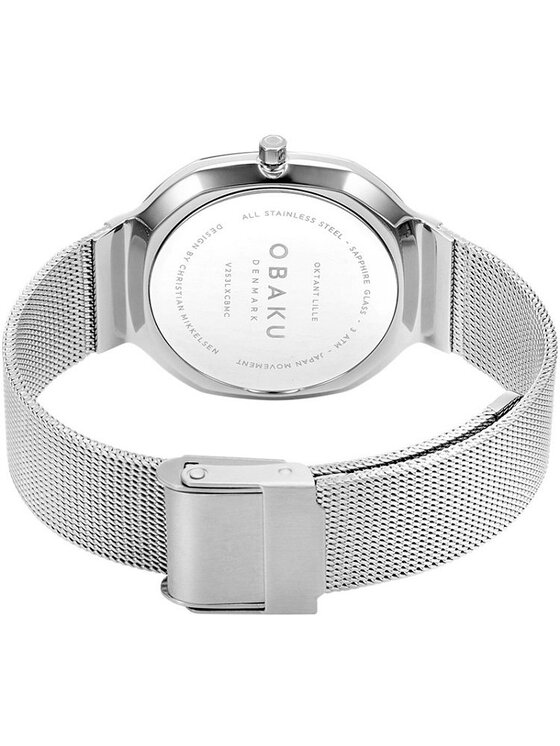 Obaku Obaku Zegarek V253LXCBMC Srebrny