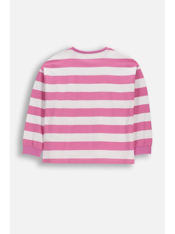 Coccodrillo Coccodrillo Longsleeve WC6143105VGA-007 Różowy Regular Fit
