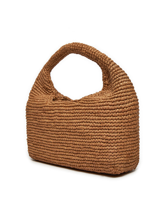 Manebi Manebi Ročna torba Halfmoon Bag V 2.2 DH Rjava