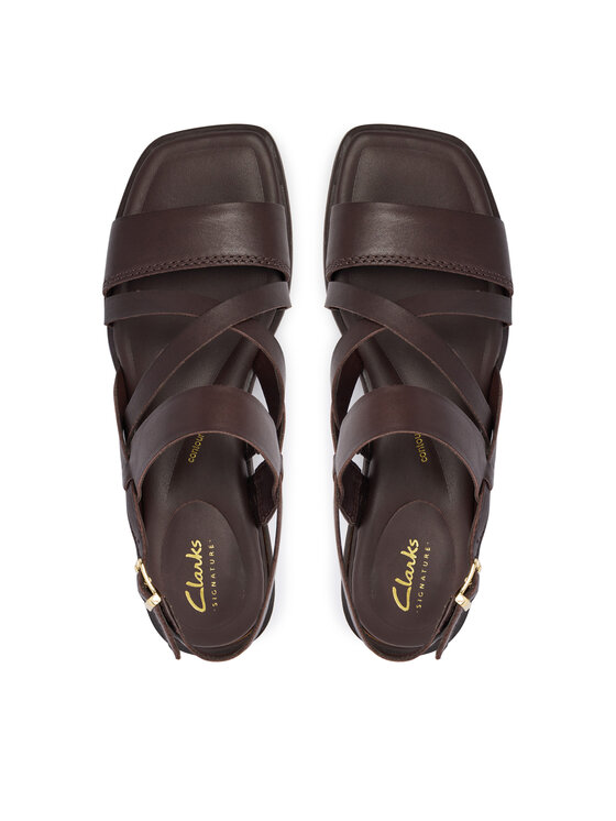 Clarks Clarks Sandały Ariany Strap 26185801 Brązowy