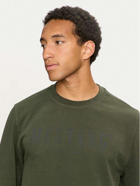 Mustang Mustang Sweatshirt Clio 1015629 Grün Regular Fit