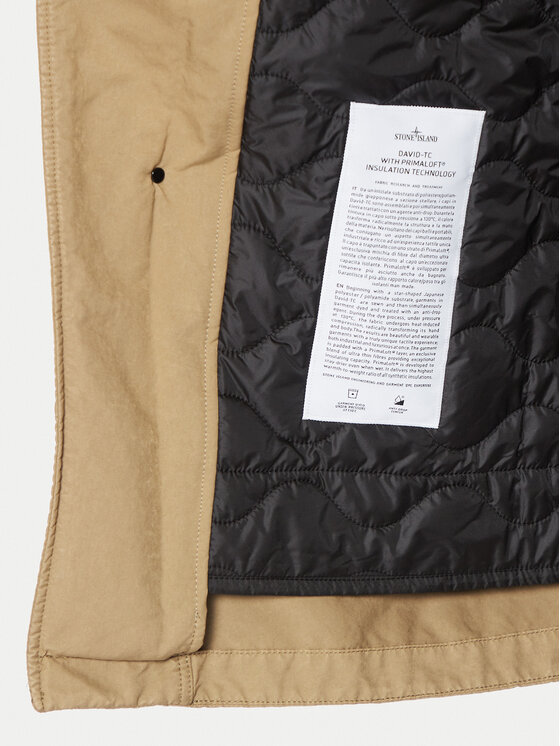 Stone Island Stone Island Prechodný kabát 811542149 Béžová Regular Fit