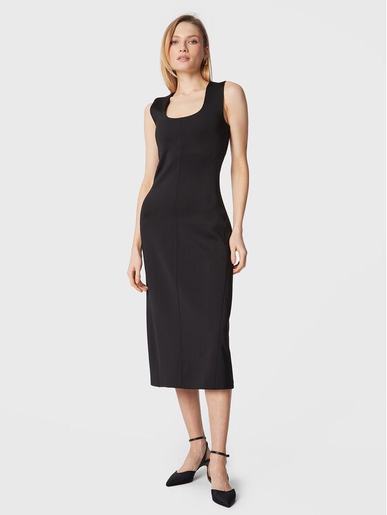 Calvin Klein Vsakodnevna obleka Technical K20K205022 Črna Regular Fit