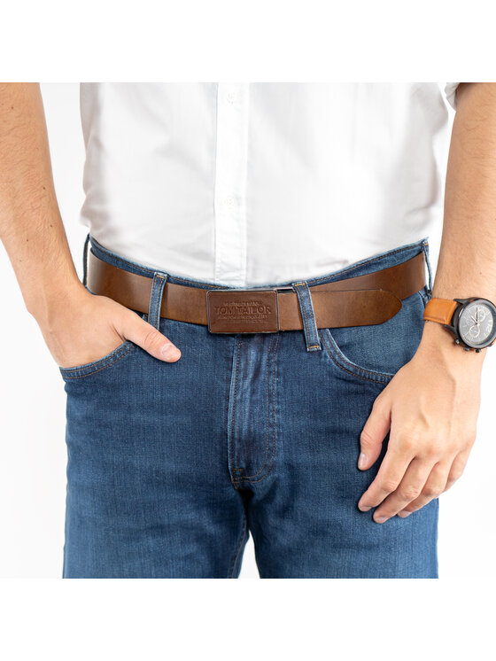 Tom Tailor Tom Tailor Cintura da uomo TOM TAILOR Marrone